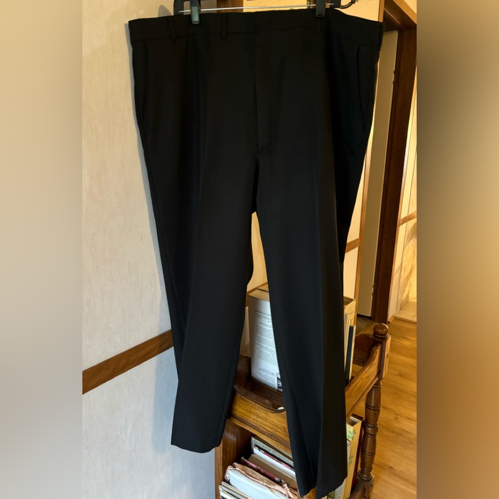 Men’s Black Dress Pants with stretchy waistband